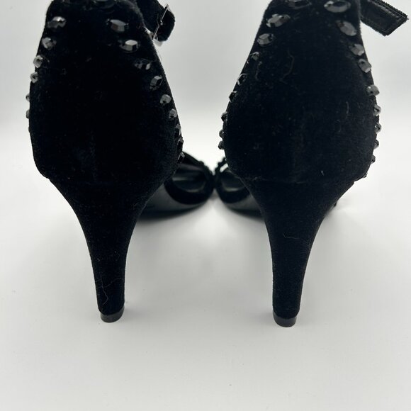 Aerosoles Velvet Strappy Heels - Picture 4 of 12